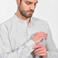 ανδρικό-ριγέ-μάο-πουκάμισο-half-button