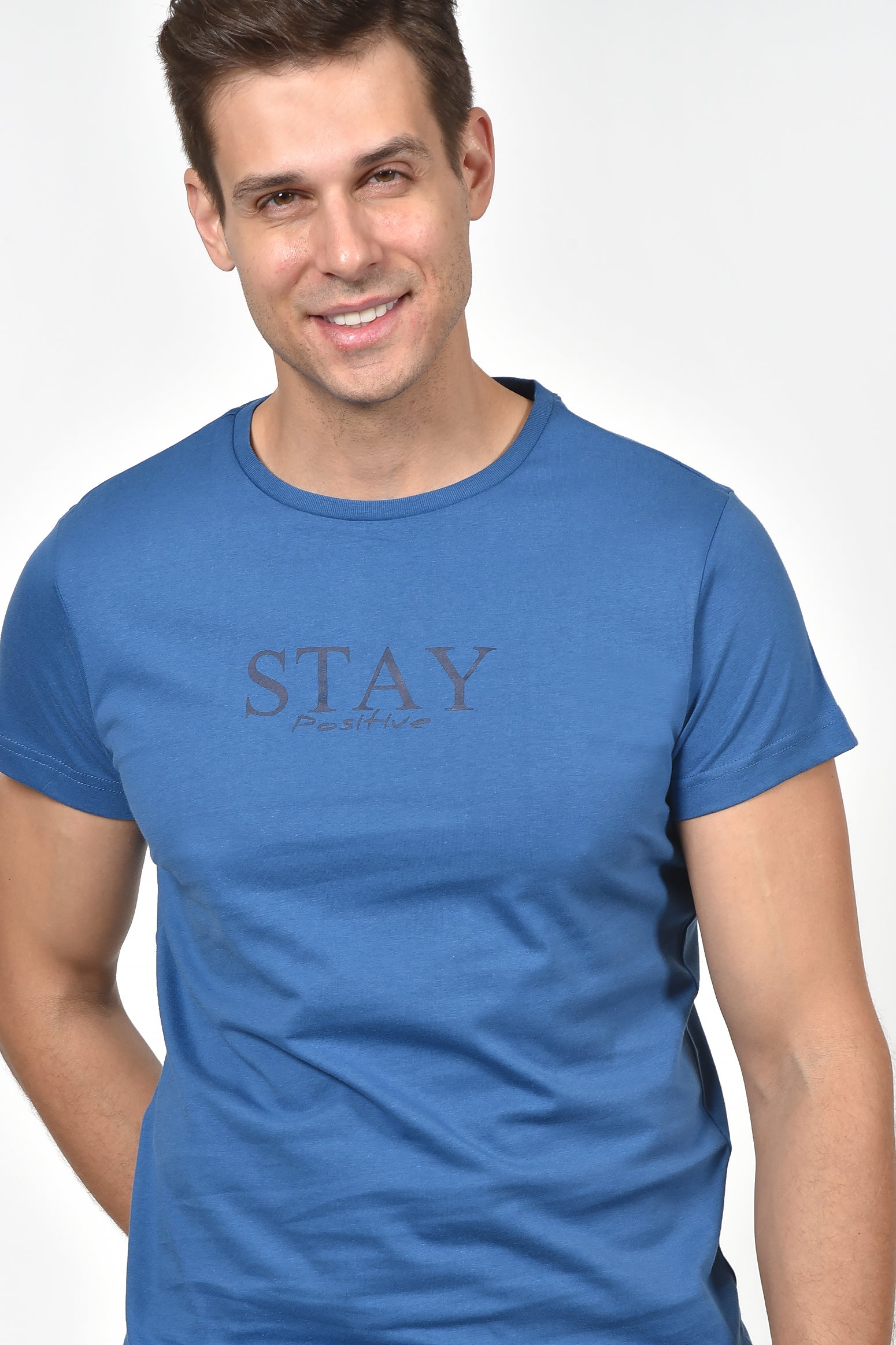 ανδρικό-καλοκαιρινό-t-shirt-με-positive-mindset